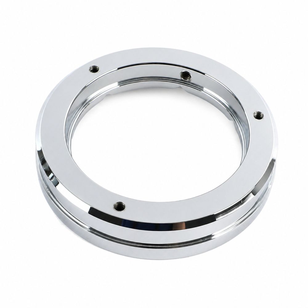 Vance & Hines End Cap Kit Straight-Cut Round for Pro Pipe Chrome 23079