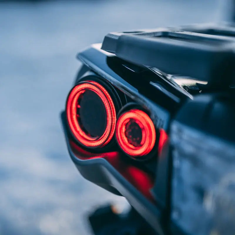 Quad Logic Billet Aluminum Smoke LED Taillight Kit For Can-Am Renegade Gen2 (2012-2024)