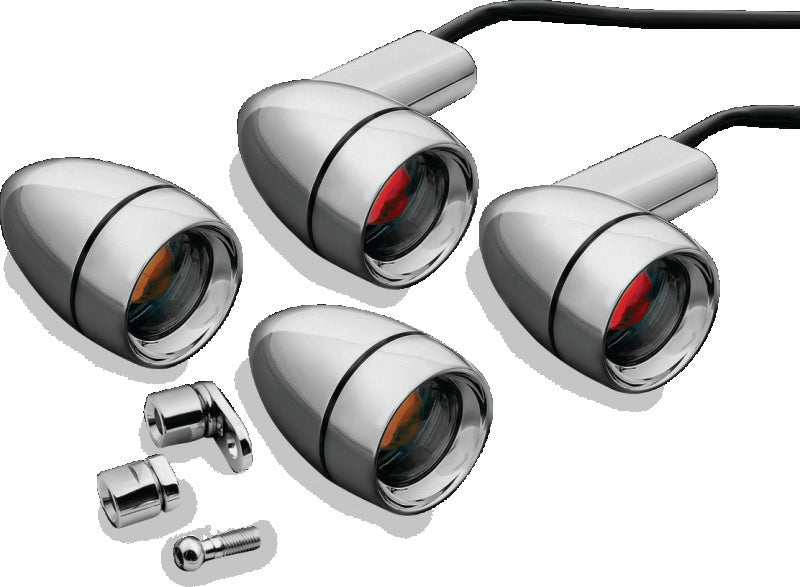 Kuryakyn Chrome Late Style Turn Signal Kit 2317