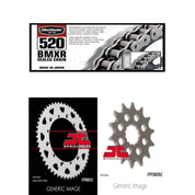 520 BMXR Chain, Front & Rear Sprocket Kit for YAMAHA YFM660R Raptor 2001-2004