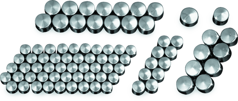 Kuryakyn Chrome Kool Kaps Engine Kit 2450