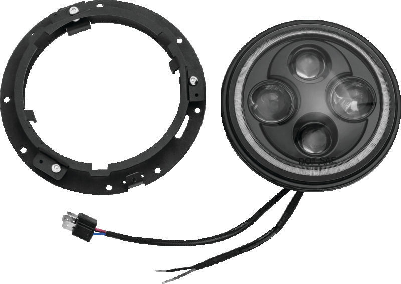 Kuryakyn Orbit Vision 7in LED Headlight 2460