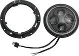 Kuryakyn Orbit Vision 7in LED Headlight 2460