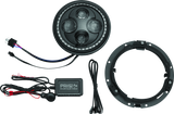 Kuryakyn Orbit Prism 7in LED Headlight V2 2478