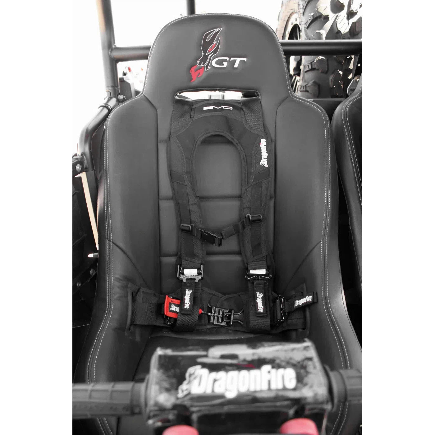 DragonFire Racing 2" EVO 4-Point Harness - Black - 14-0040