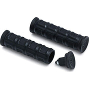Kuryakyn Dillinger Grips for Street Satin Black 7/8"