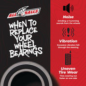 All Balls Racing Rear Wheel Bearing Kit 25-1019