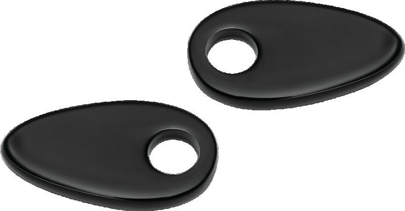 Kuryakyn Gloss Black Fender Strut Cover Plates 2578