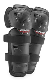 EVS Youth Option Knee/Shin Guards Black - OPTK16-BK-Y