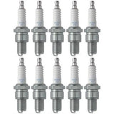 Set of 10 NGK Standard Spark Plugs for Yamaha WR200R 1992 Engine 200cc