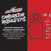 All Balls Racing Carburetor Rebuild Kit Racing Course Only 26-10047
