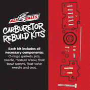 All Balls Racing Carburetor Rebuild Kit Racing Course Only 26-1465