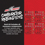 All Balls Racing Carburetor Rebuild Kit Racing Course Only 26-1636