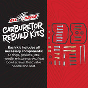 All Balls Racing Carburetor Rebuild Kit Racing Course Only 26-1646