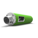 HMF Muffler Kawasaki Brute Force 750/650i 05-13 Green Performance Slip On Exhaust Turn Down End Cap