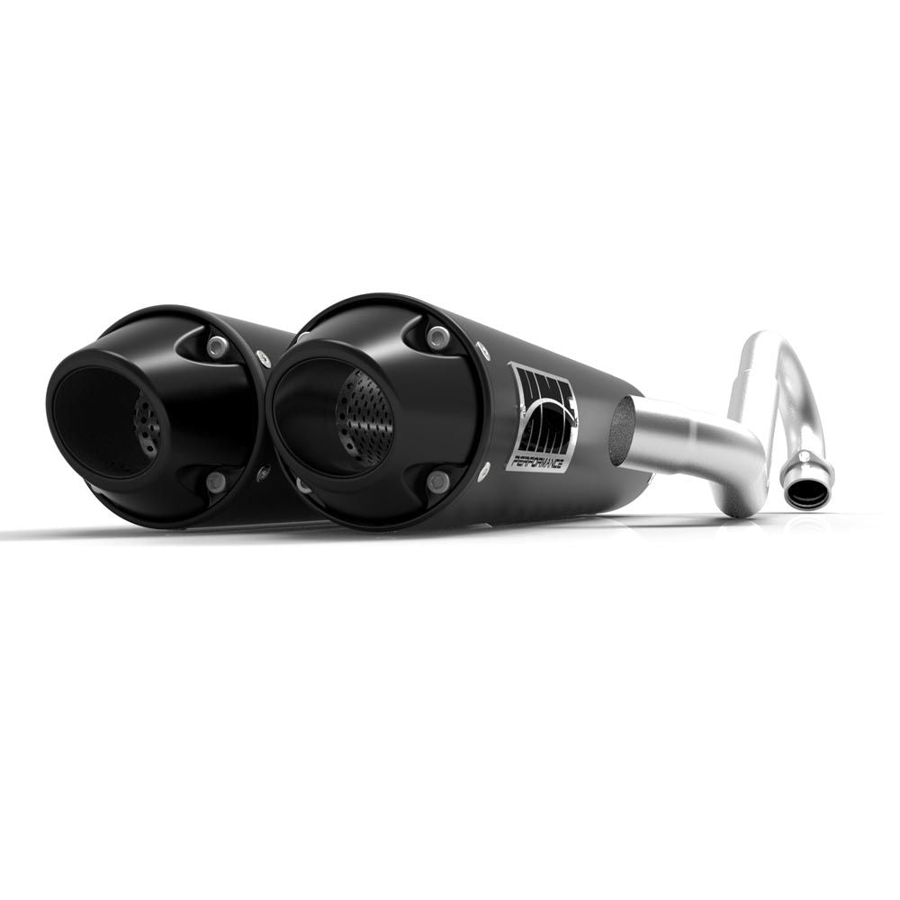 HMF Muffler Kawasaki KFX 700 04-10 Black Performance Dual Full System Exhaust