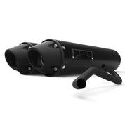 HMF Muffler Kawasaki KFX 700 04-10 Black Performance Dual Full System Exhaust