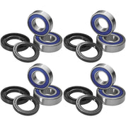 QUADBOSS Front and Rear Wheel Bearing Kits for Polaris RZR 4 XP 900 2012-2014