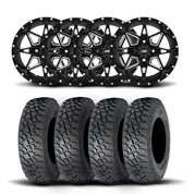 ITP Tornado 15" Matte Black Wheels And Tenacity Tires [32x10R-15]