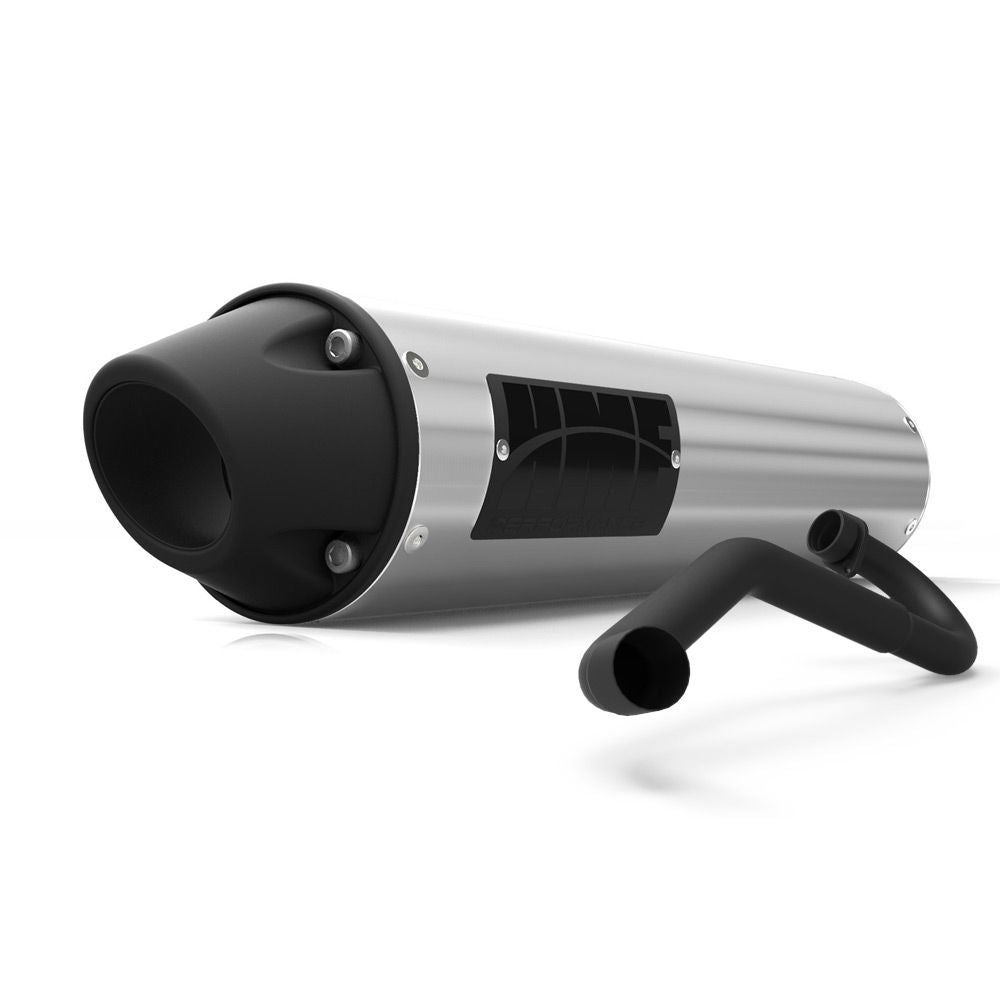 HMF Muffler Kawasaki Brute Force 750 15-24 Brushed Performance 3/4 Exhaust Blackout Euro End Cap