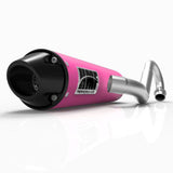 HMF Muffler Kawasaki Brute Force 750 15-24 Pink Performance Full System Exhaust Black Euro End Cap