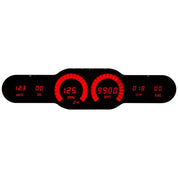 Intellitronix 6 Gauge Bar Sweep Digital Universal Panel DP10004 - Red