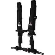 DragonFire Racing Harness Restraint - Black - H-Style - 4-Point - EZ-Adjust - 2" Buckle - 14-0800