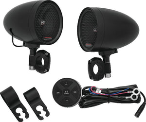 Kuryakyn Black Road Thunder Speaker Pods Bluetooth Audio Controller 2713