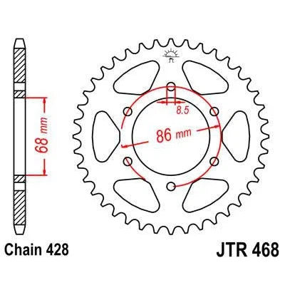 Front & Rear Sprocket Kit for KAWASAKI BN125 A9F Eliminator 09 JT Sprockets