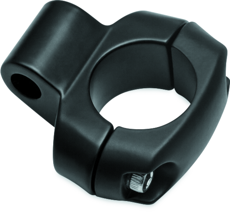 Kuryakyn Satin Black Mirror Adapter 1in Bars Mount 2791