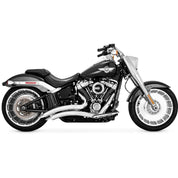 Vance & Hines 26075 Chrome Big Radius 2-2 Exhaust for 18-19 Harley Softail FXBR FLFB