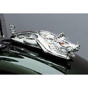 KURYAKYN LIGHTED WILD BOAR FENDER ORNAMENT UNIVERSAL 12V MOTORCYCLE APPLICATIONS
