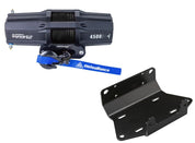 Viper V2 ATV Winch Kit 4500 lb Standard Spool With 40 Feet Black Synthetic Rope With Mount For Yamaha Grizzly 550/700 2009-2014