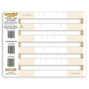 Woodys Ski-Doo Template 2.86 Pitch Track 286S-TEMP-2