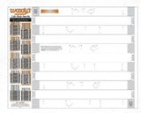 Studding Template 2.86 Pitch 2-Ply