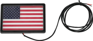 Kuryakyn Black Freedom Flag LED 4in X 6in 2892