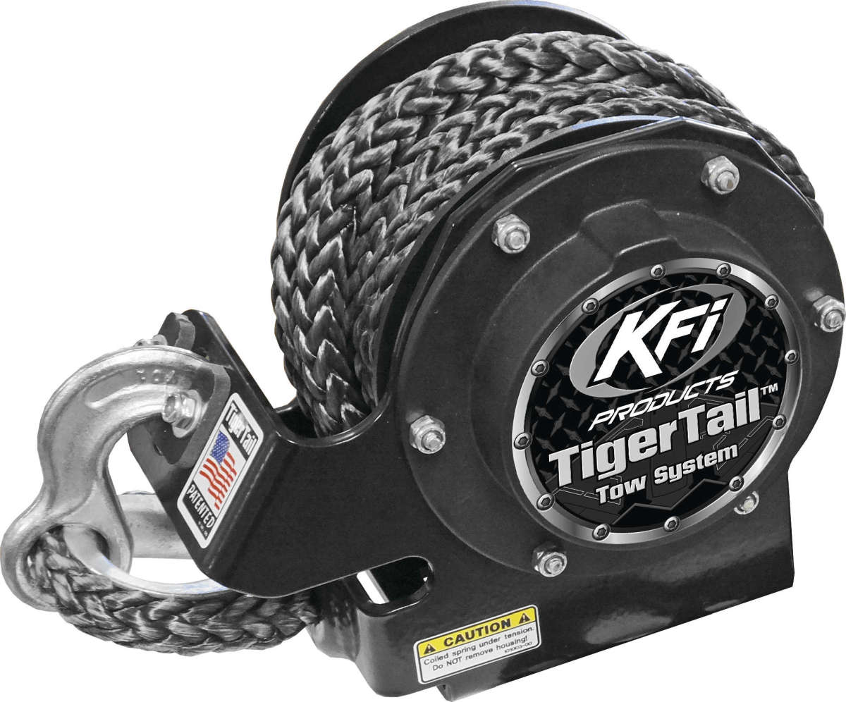 KFI Tiger Tail Tow Rope System With Color And Mount Options