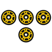 4 Front Rail Yellow Idler Wheels Kit Snowmobile ARCTIC CAT 500 Sno Pro 2010-2011