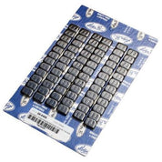 Motion Pro Black Steel Wheel Weights 18 oz Box 72 x 1/4 oz 08-0455