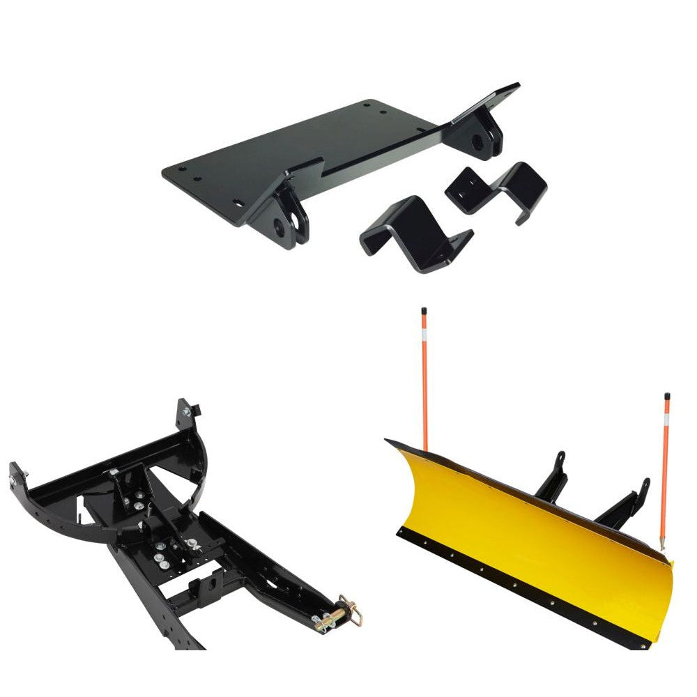 Denali Black UTV Snow Plow Kit For Can-Am Defender Pro HD10 2016-2021