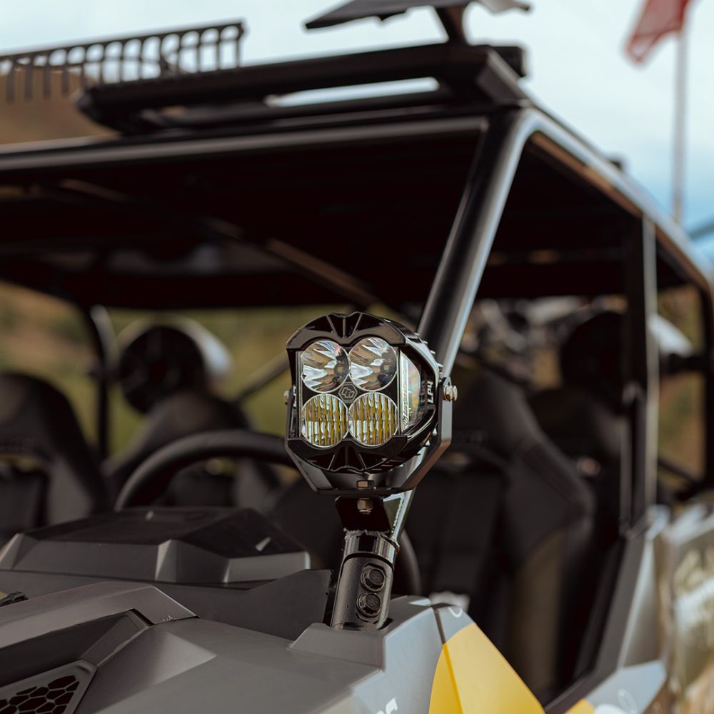 Baja Designs Auxiliary LED Light Pod Baja Amber Backlight LP4 Pro Series Driving/Combo Pattern Baja Amber Lens Universal 290013