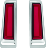 Kuryakyn Chrome Tracer LED Inserts For Saddlebag Supports 2900