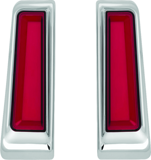 Kuryakyn Chrome Tracer LED Inserts For Saddlebag Supports 2900