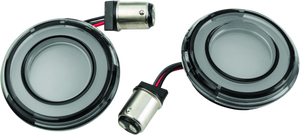 Kuryakyn Tracer LED Turn Signal Inserts Red/Red Smoke Lens Rear 2905