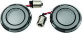 Kuryakyn Tracer LED Rear Turn Signal Insert, Red Light/Smoke Lens 1156 2907