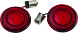 Kuryakyn Tracer LED Rear Turn Signal Insert Red Light/Red Lens 1156 2908
