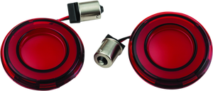 Kuryakyn Tracer LED Rear Turn Signal Insert Red Light/Red Lens 1156 2908