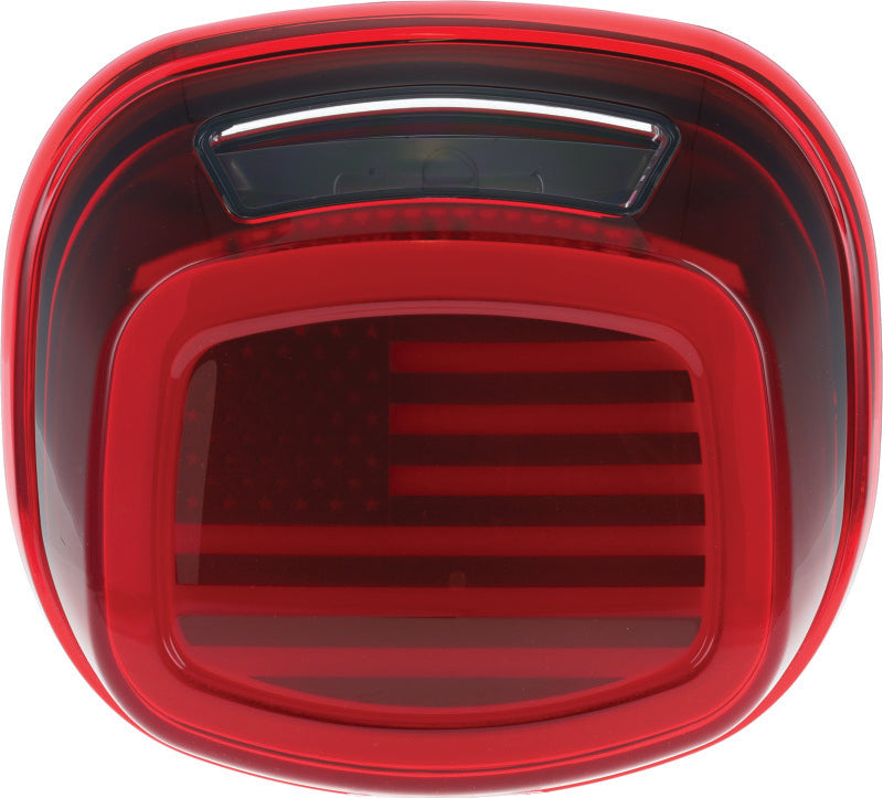 Kuryakyn Freedom Taillight Red Lens With License Light 2924
