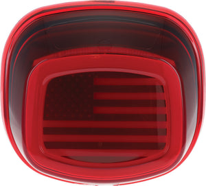 Kuryakyn Freedom Taillight Red Lens Without License Light 2925