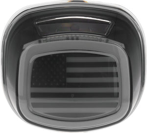 Kuryakyn Freedom Taillight Smoke Lens With License Light 2926